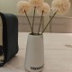 HwaGui Tall Matt White Ceramic Vase for Flowers & Pampas Grass, Classic Rustic Style Decorative Vases for Home Decor Table Centerpieces 