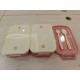 HwaGui Adult Lunch Bento Box Lunch Containers with 2 Sauce Containers & Utensil Set