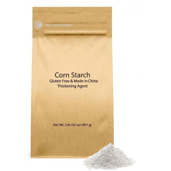 Sharemee Corn Starch (2 lb) Thickener For Sauces, Soup, & Gravy.