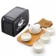 Hwagui- White Travel Portable Ceramic Tea Set